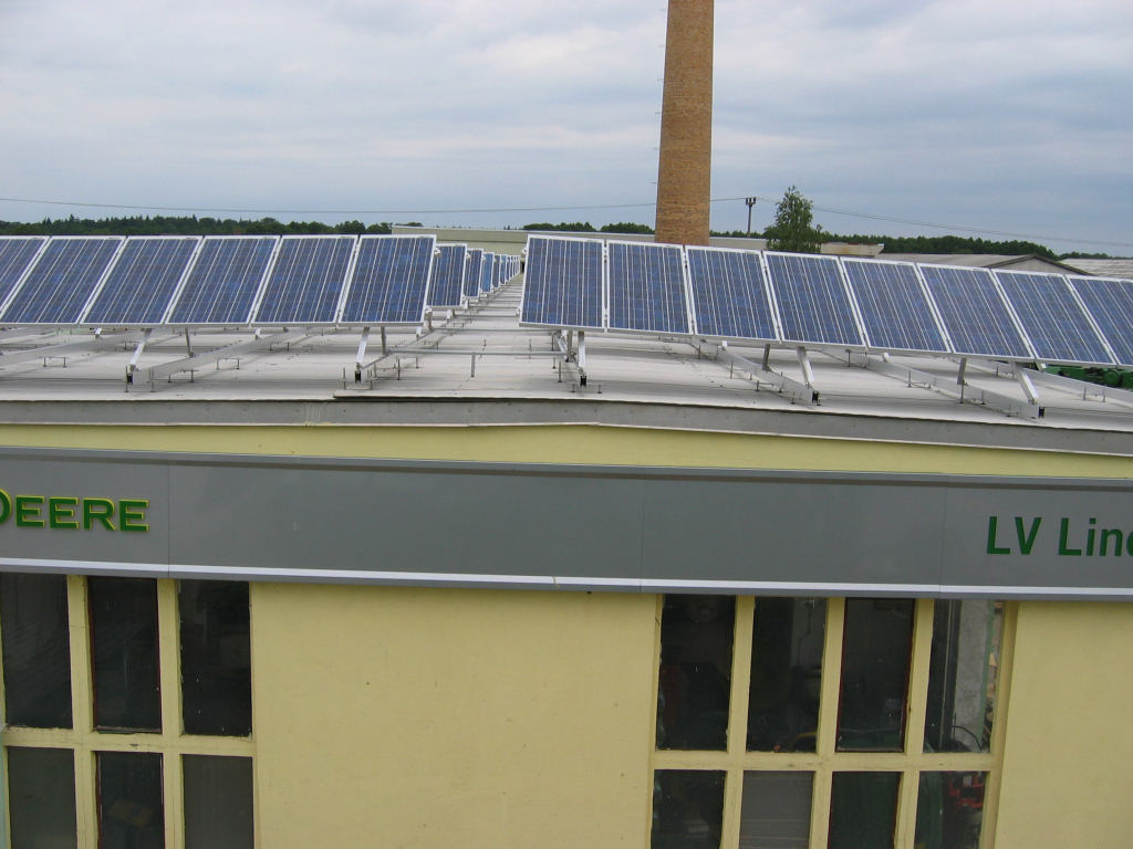 Solaranlage Landmaschinenhandel Krug